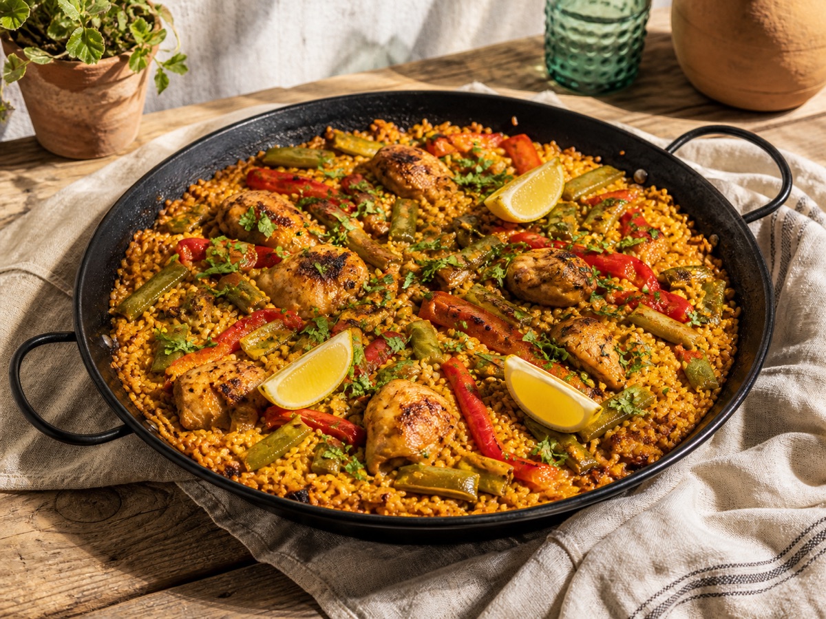 Fresh paella